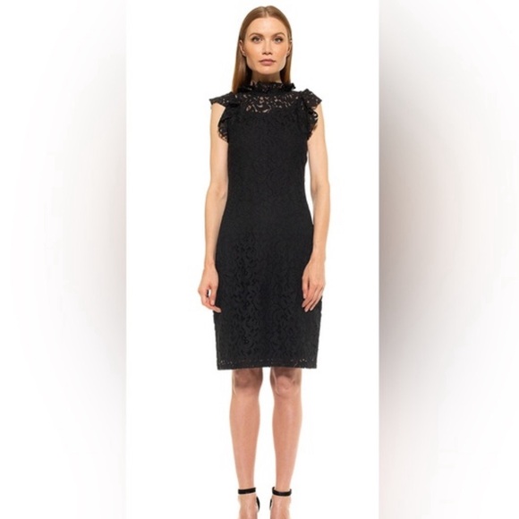 Like new Alexia Admor Cap Sleeve Lace Sheath Dress - Picture 12 of 12